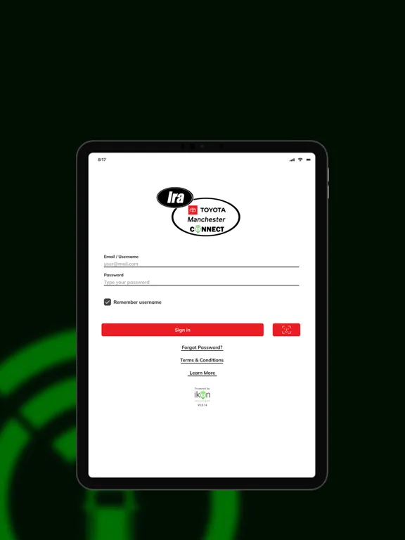 Ira Toyota Manchester Connect iPad  Screenshots