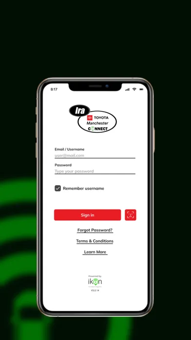 Ira Toyota Manchester Connect Screenshots