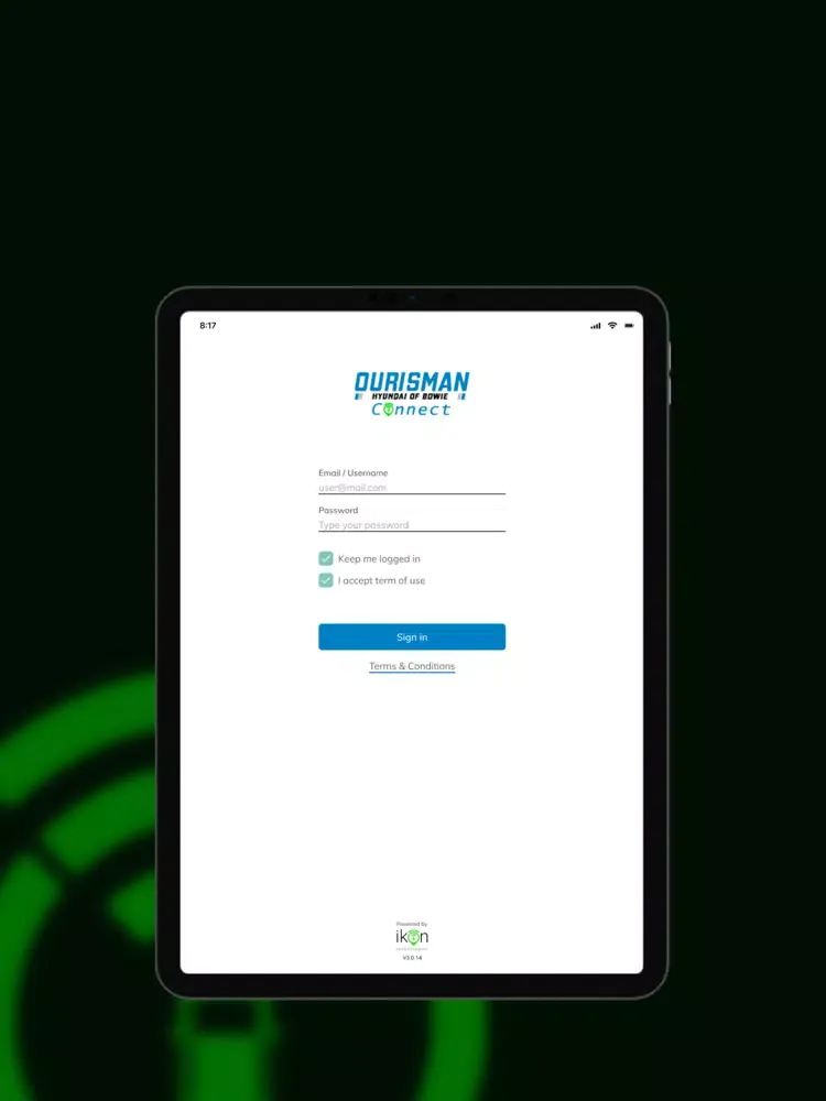 Ourisman Hyundai Bowie Connect iPad 應用截圖