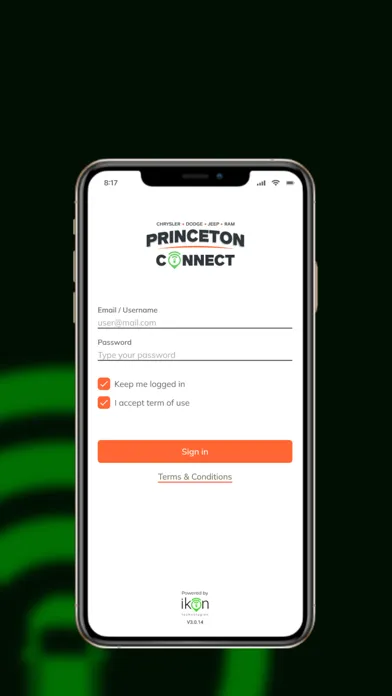 Princeton CDJR Connect应用截图