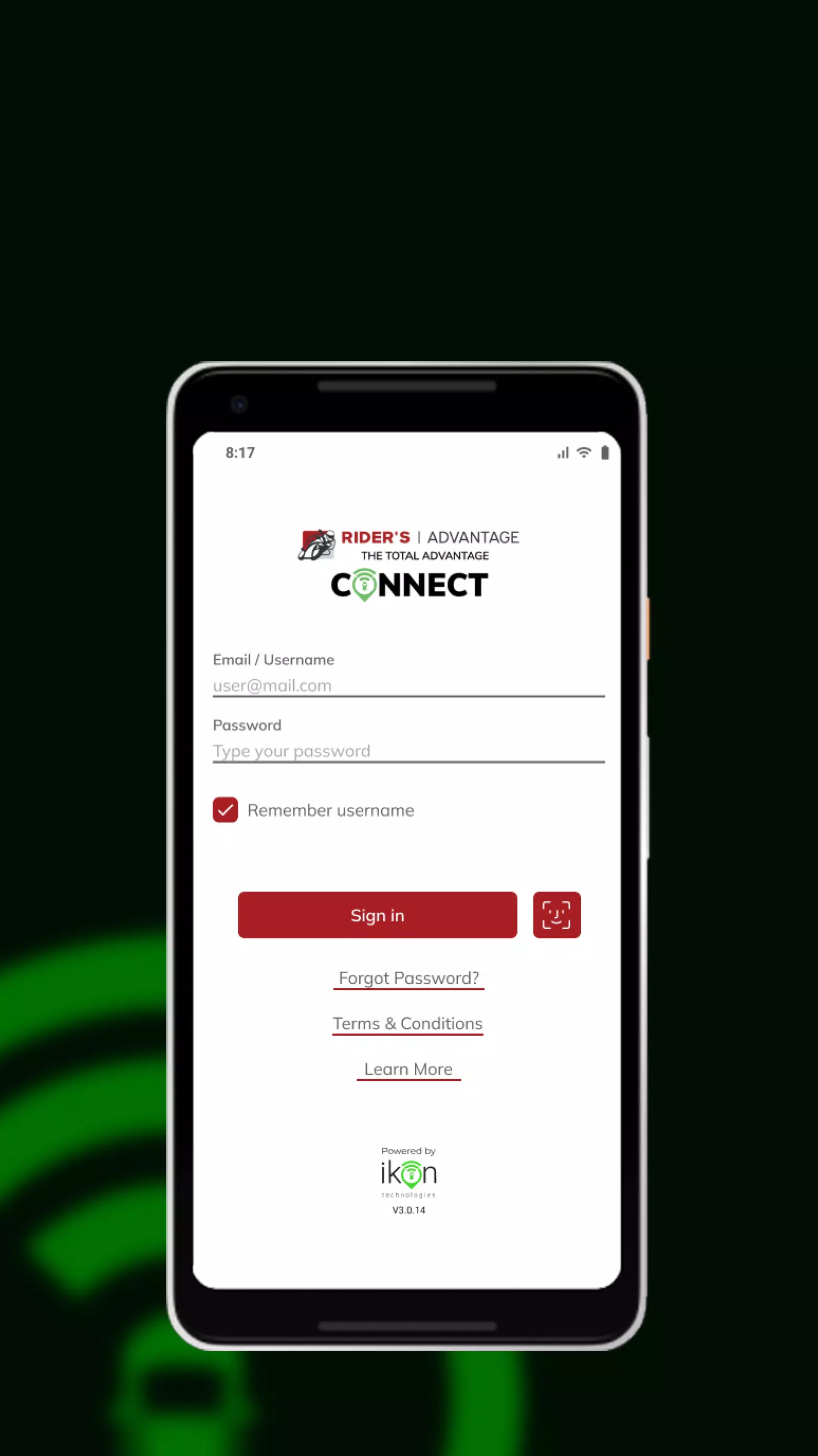 Riders Advantage Connect Screenshots