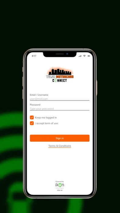 Ảnh chụp màn hình của Tulsa Motorcars Connect