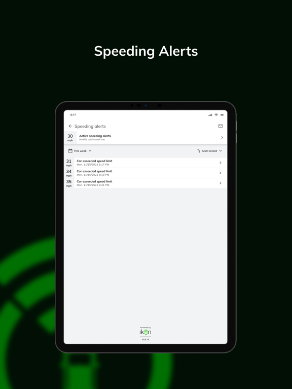 Ảnh chụp màn hình của Winslow Ford Connect iPad 