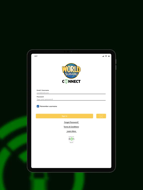 World Subaru Connect iPad  スクリーンショット