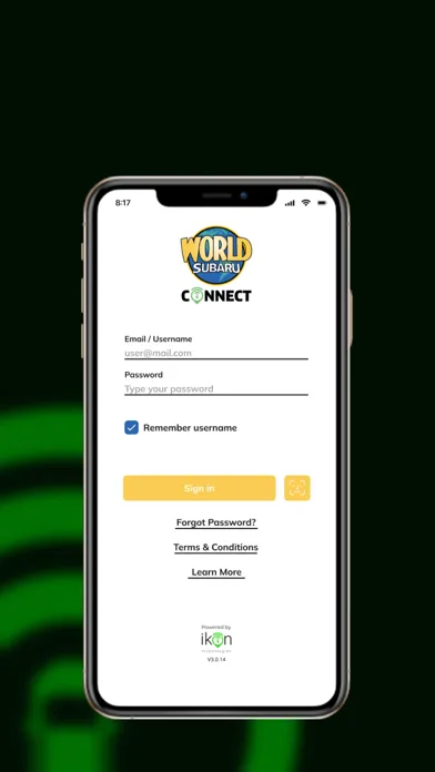 World Subaru Connect スクリーンショット