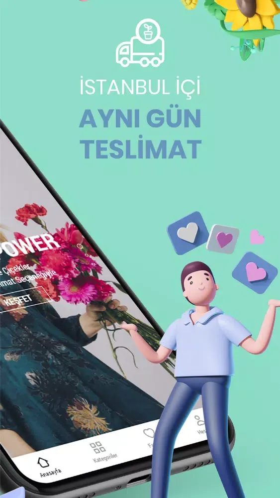 Taze Çiçek - Çiçek Siparişi 스크린샷