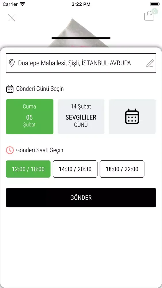 Taze Çiçek - Çiçek Siparişi 스크린샷