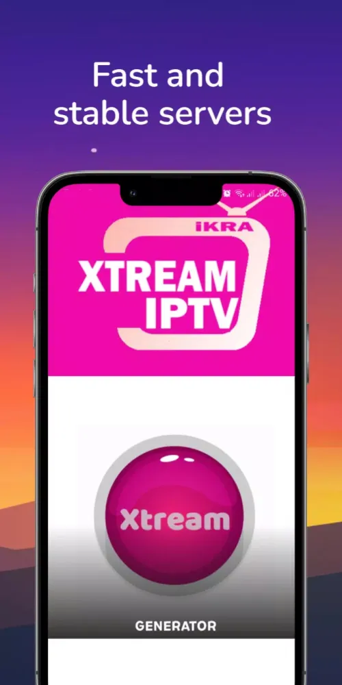 Tangkapan layar Xtream Generator IPTV Ikra