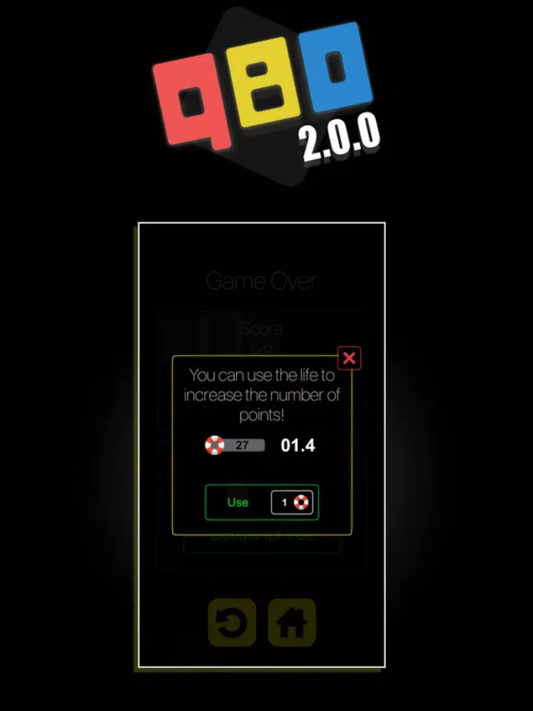 Q.BO - color swipe reaction puzzle game iPad 应用截图