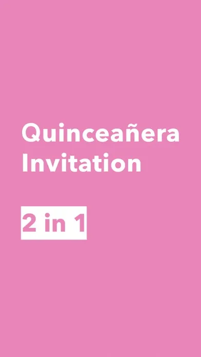 Скриншоты Quinceanera Invitation