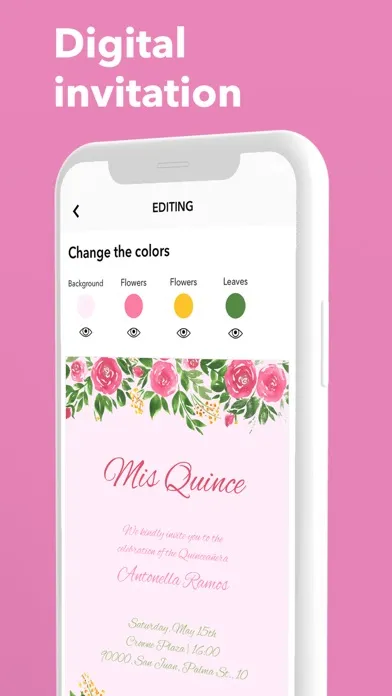 Скриншоты Quinceanera Invitation