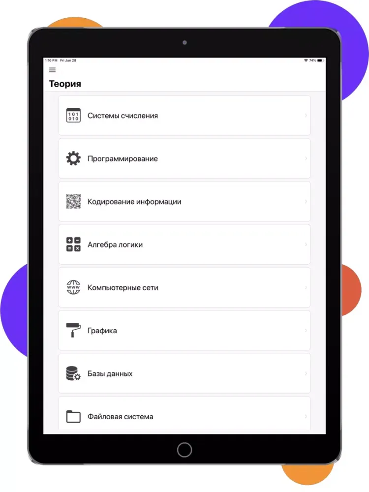 ЕГЭра: Информатика iPad 应用截图