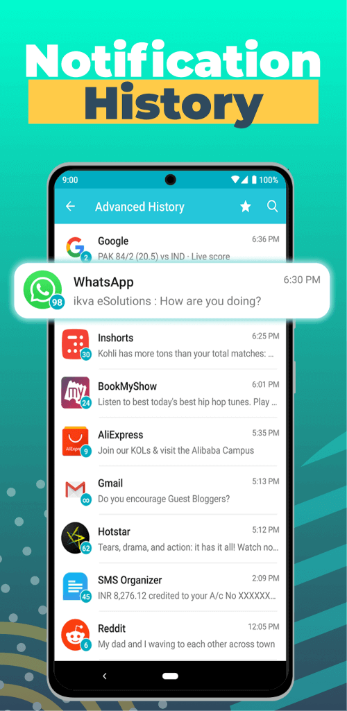 Notification History Log-screenshot-1