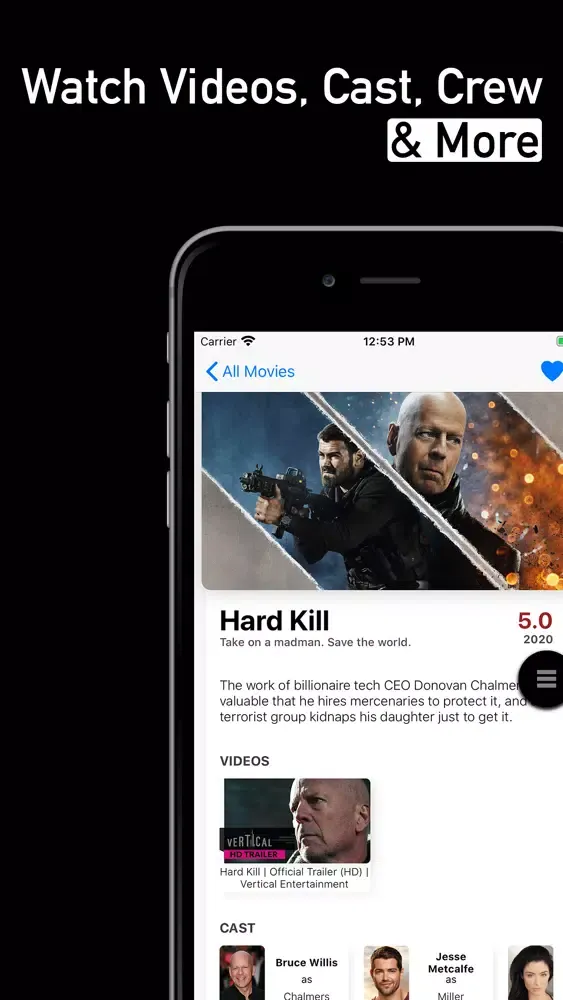 ภาพหน้าจอของ Ome TV - Movies & Shows Finder