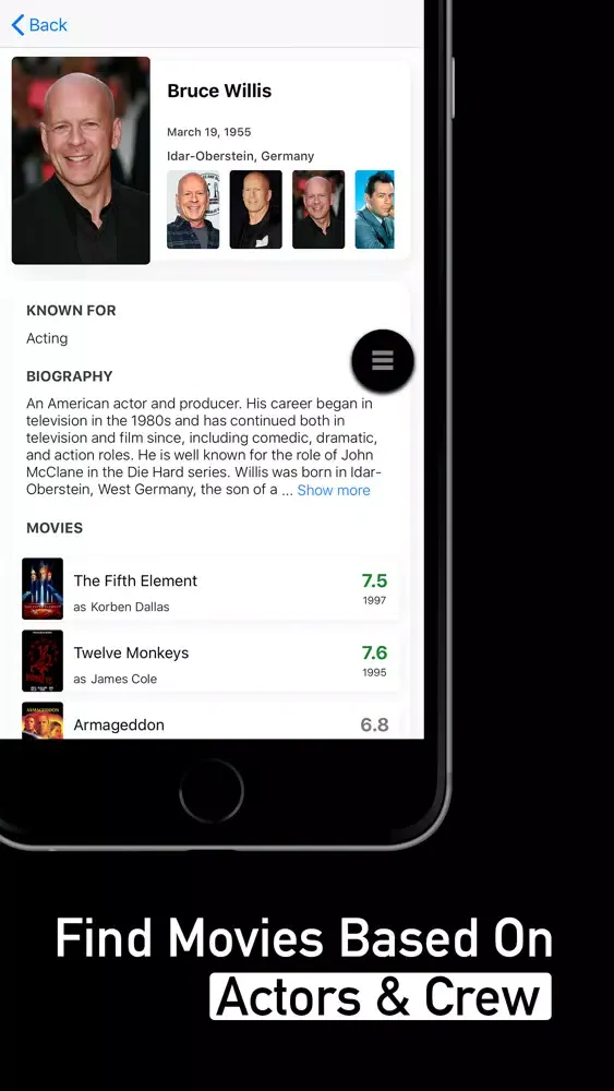 ภาพหน้าจอของ Ome TV - Movies & Shows Finder