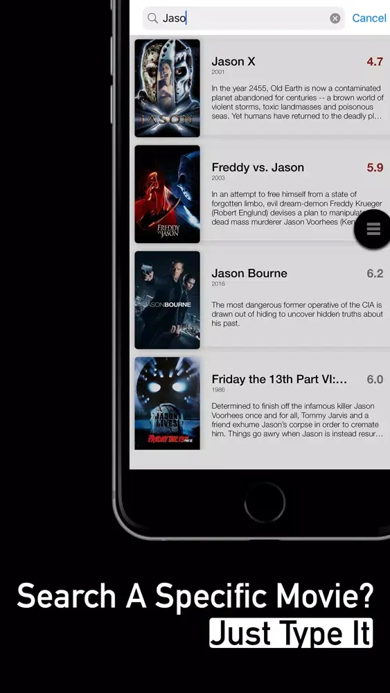 ภาพหน้าจอของ Ome TV - Movies & Shows Finder