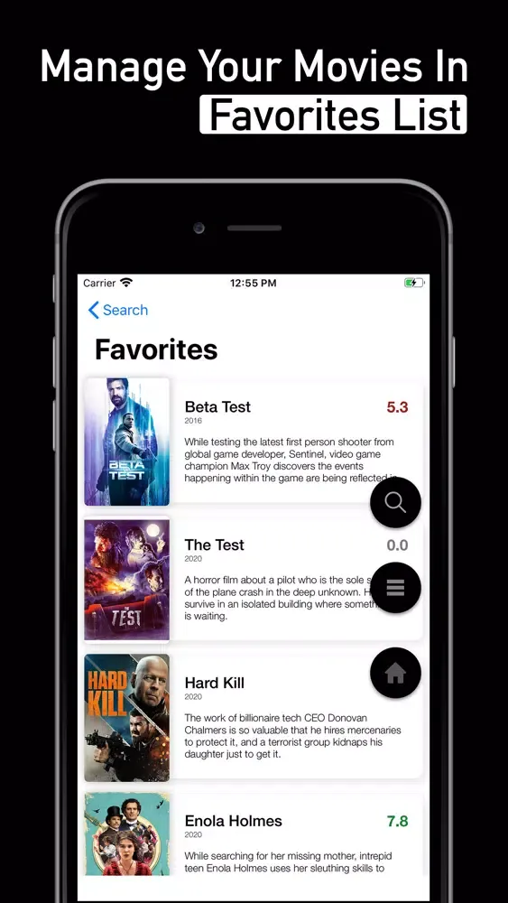 ภาพหน้าจอของ Ome TV - Movies & Shows Finder