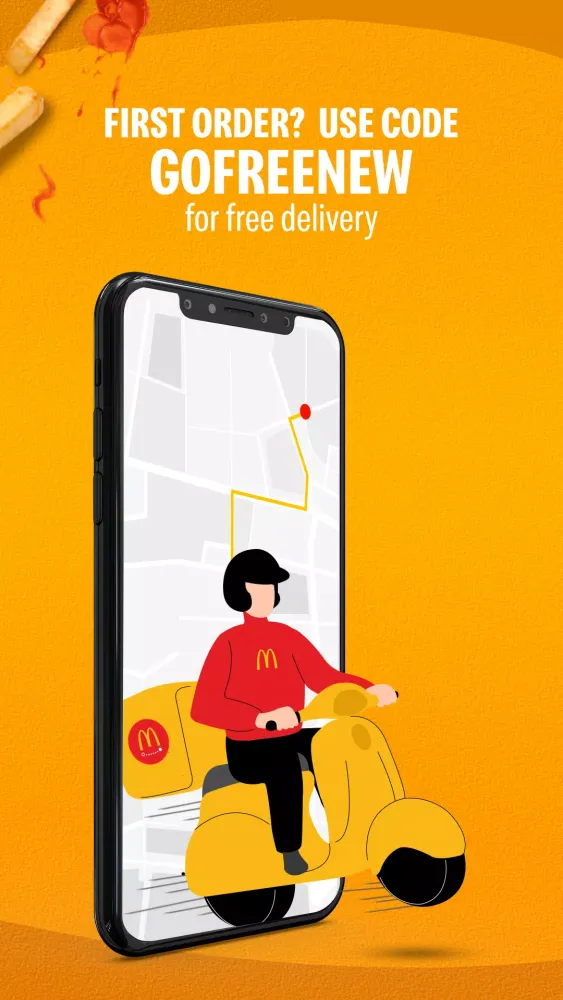 McDonald’s India Food Delivery Ekran Görüntüleri