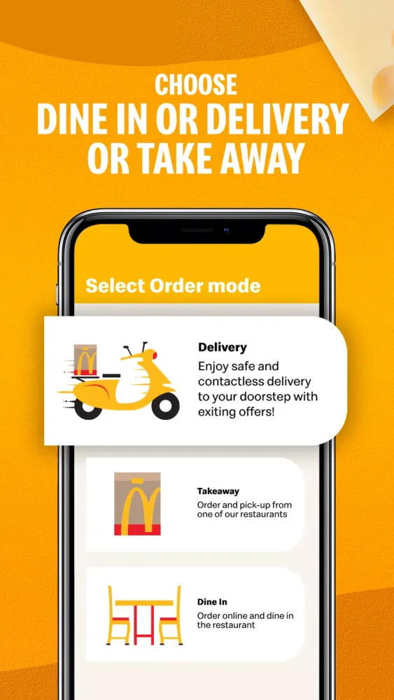 McDonald’s India Food Delivery Ekran Görüntüleri