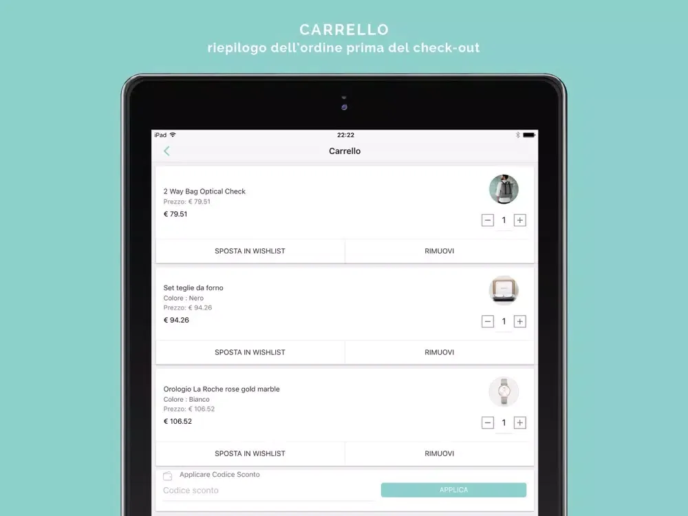 Tangkapan layar Ila Malù - Shop Online iPad 