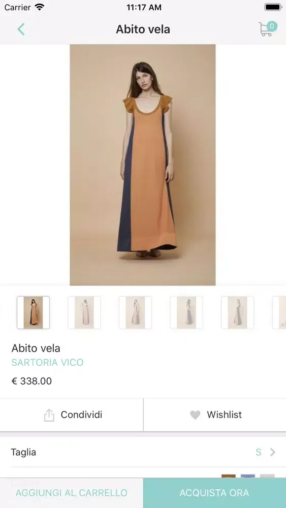 Tangkapan layar Ila Malù - Shop Online