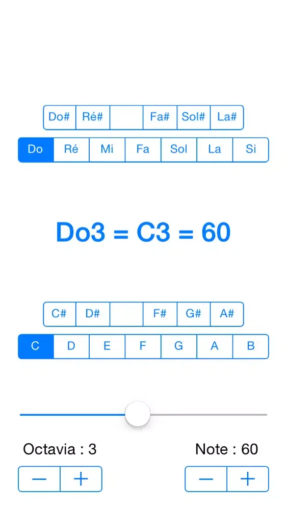 iMidiNoteConverter Screenshots