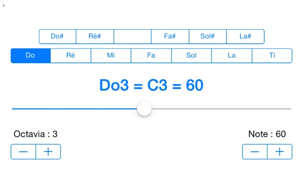 iMidiNoteConverter Screenshots
