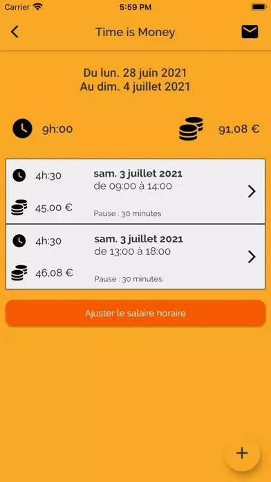 Captures d'écran de TiM - Time Is Money