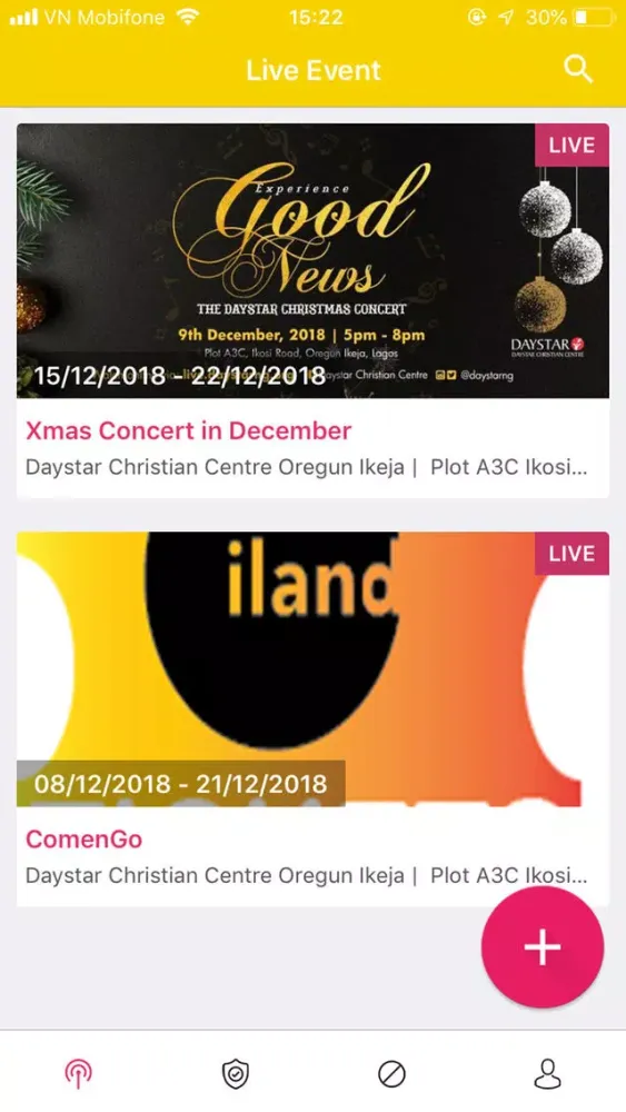 Capturas de pantalla de iLand Tickets Organizer