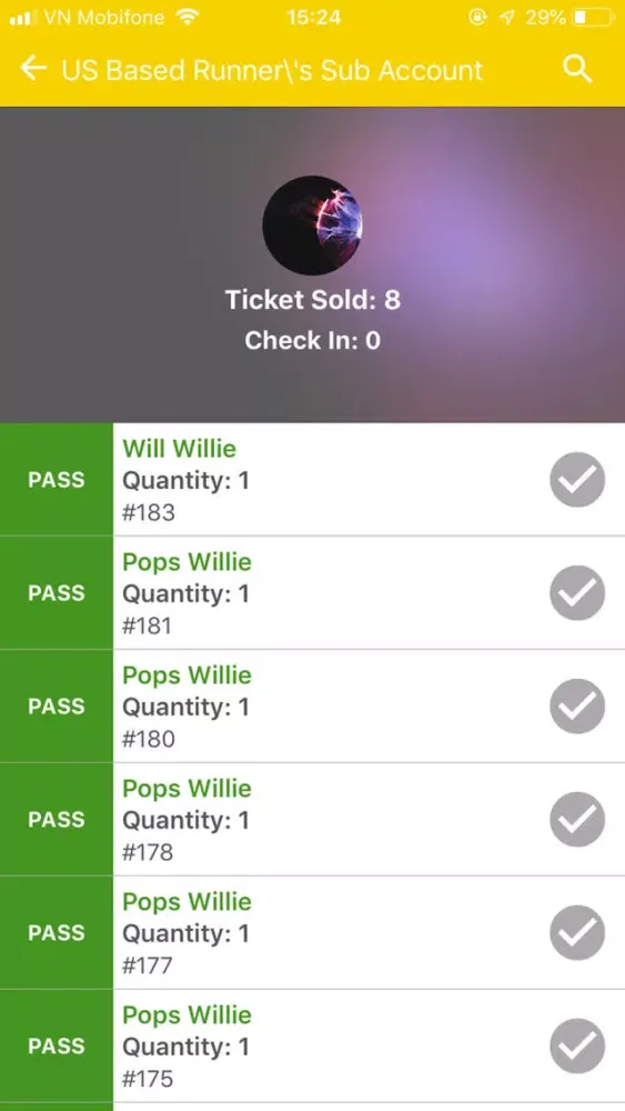 Capturas de pantalla de iLand Tickets Organizer