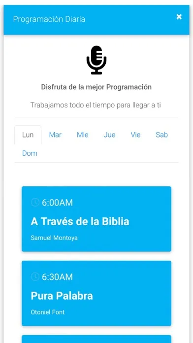 Captures d'écran de iLatina Radio