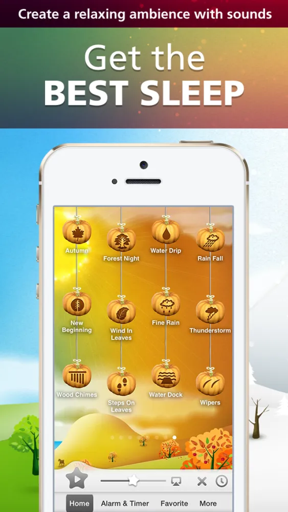 Relax Melodies Seasons: Mix Rain, Thunderstorm, Ocean Waves and Nature Ambient Sounds for Sleep, Relaxation & Meditation Screenshots