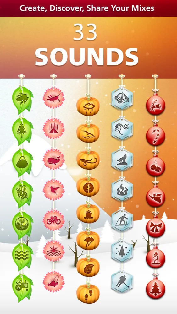 Relax Melodies Seasons: Mix Rain, Thunderstorm, Ocean Waves and Nature Ambient Sounds for Sleep, Relaxation & Meditation Screenshots