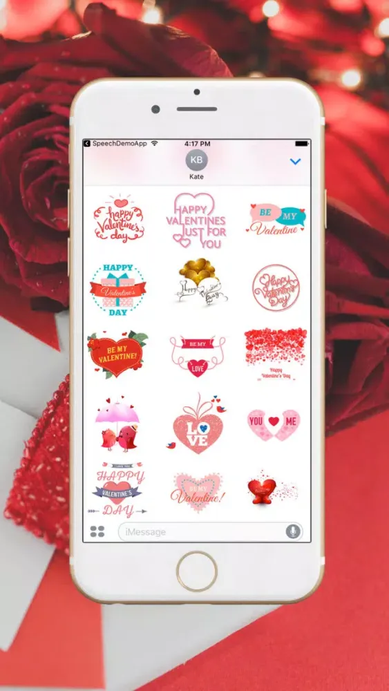 Capturas de pantalla de Happy Valentines Day Stickers