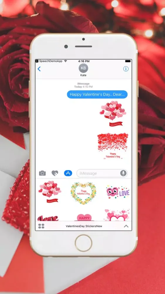 Capturas de pantalla de Happy Valentines Day Stickers