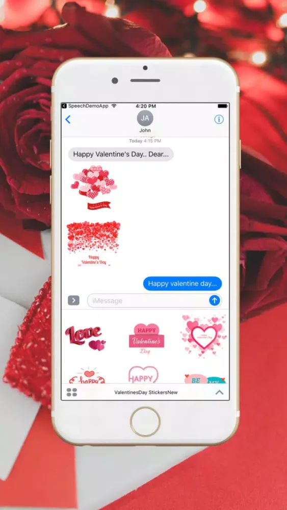 Capturas de pantalla de Happy Valentines Day Stickers