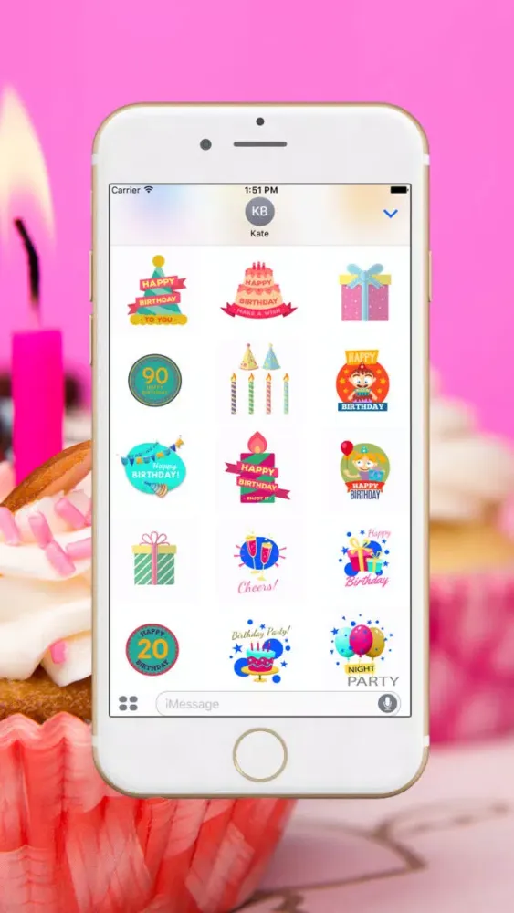 تصاویر Birthday Stickers For you!