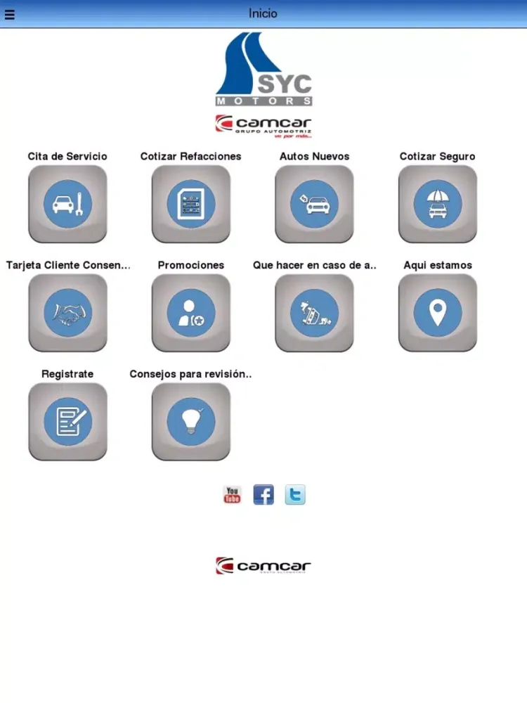 SyC Motors iPad  Screenshots