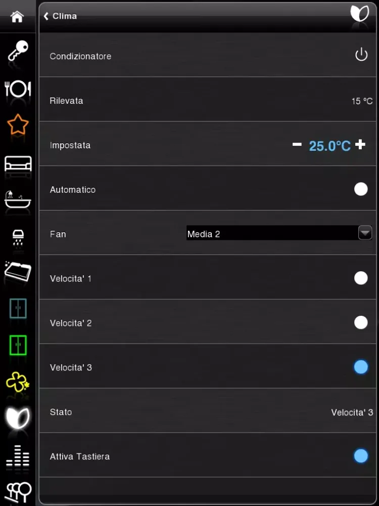 Screenshot di eve Remote Control iPad 