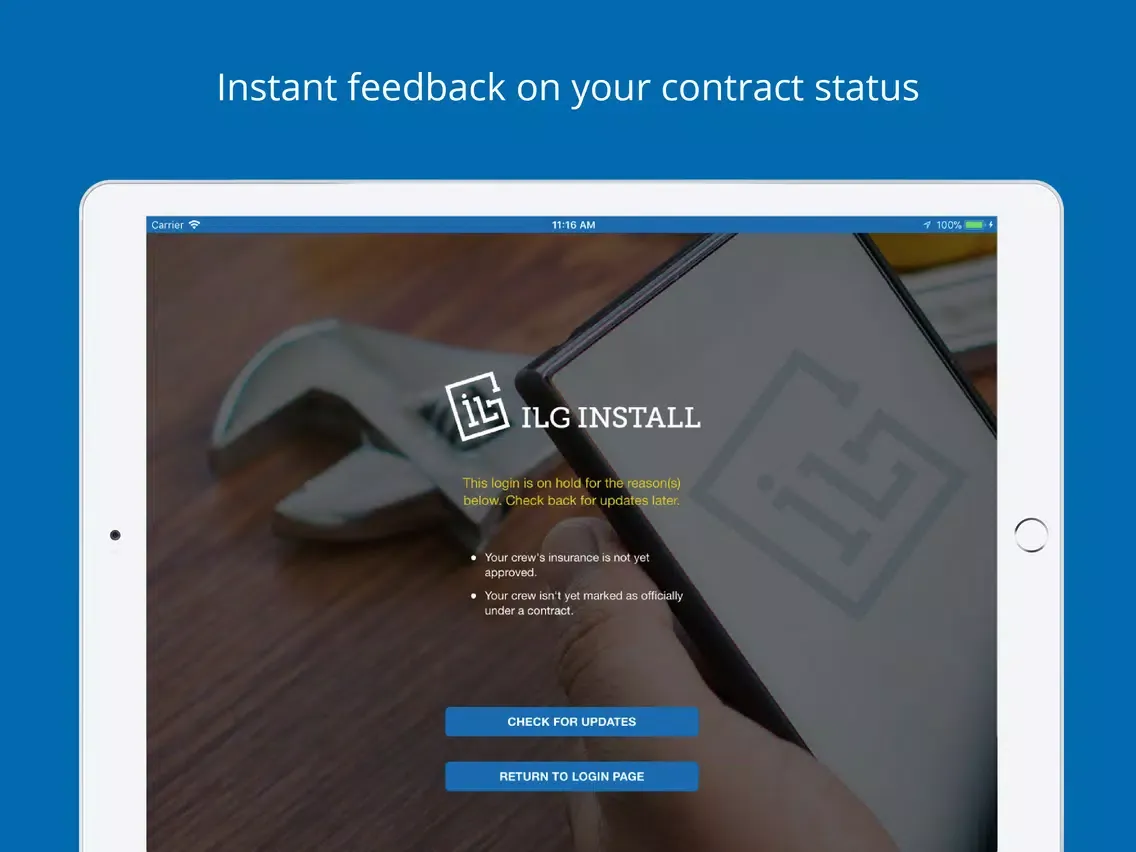 ILG Install iPad  Screenshots