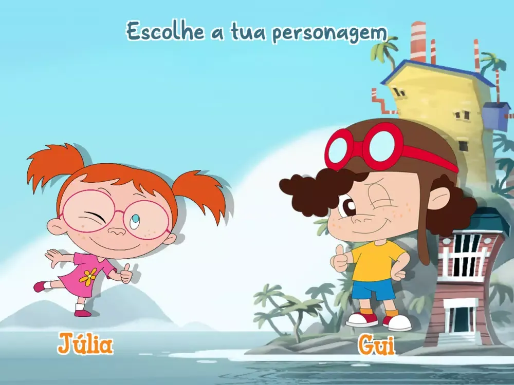 Júlia&Gui - Ilha das Palavras iPad 应用截图