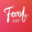 Fonts Art: draw, paint, ai art