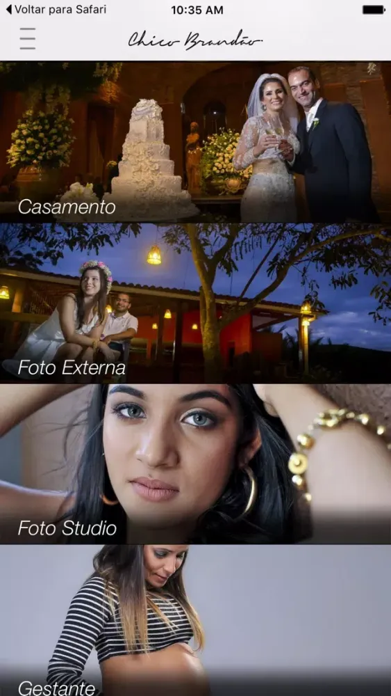 Chico Brandão - Fotografia, Filmagem, Casamento سکرین شاٹس