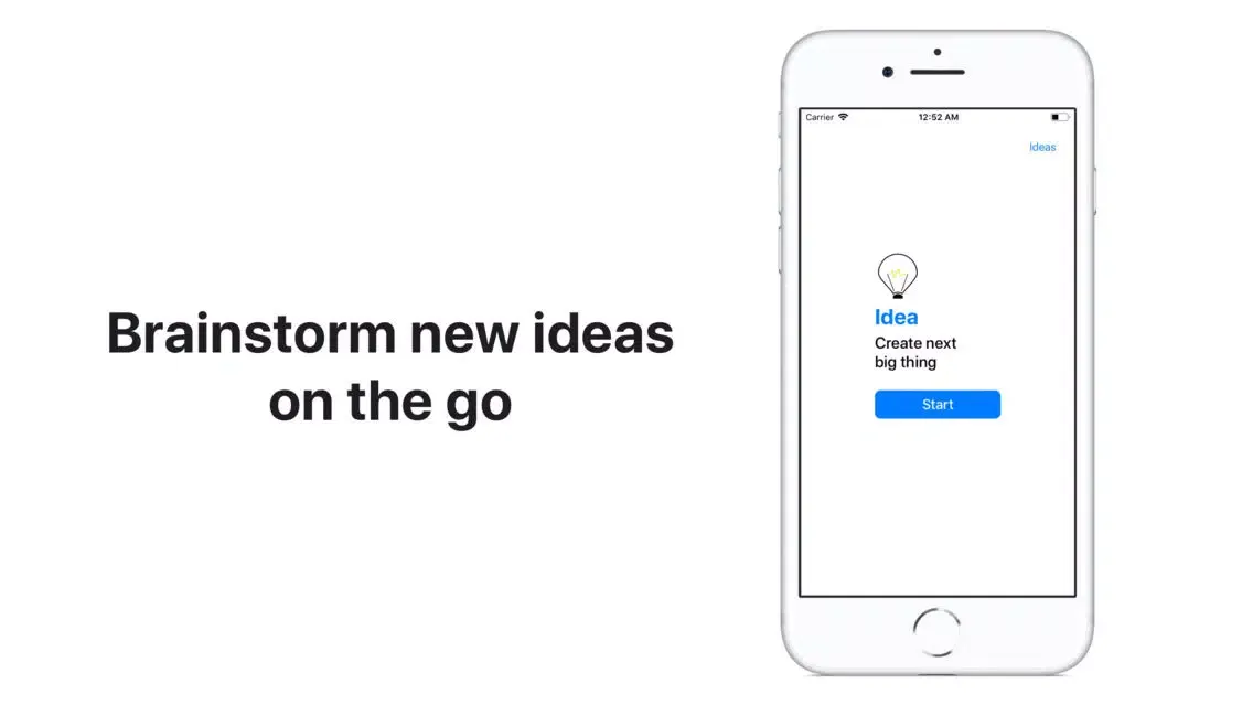 Idea: Create next big thing!應用截圖