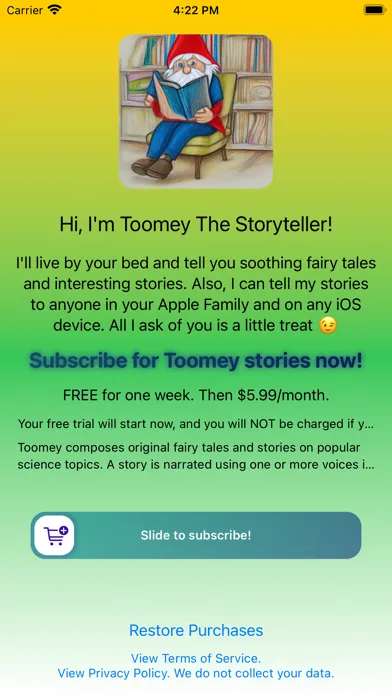 Toomey سکرین شاٹس