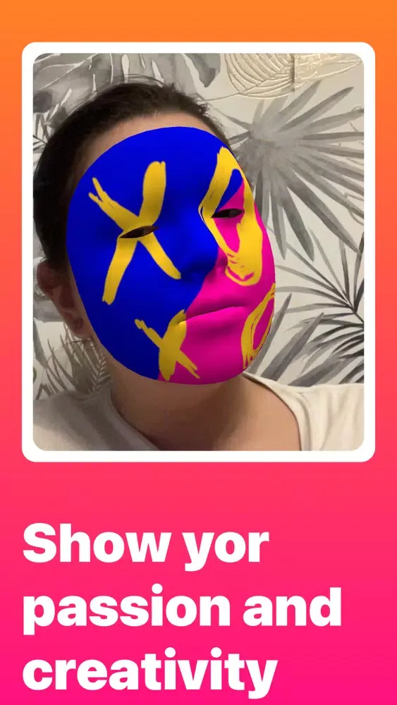 Tangkapan skrin Carnaval: draw your AR mask
