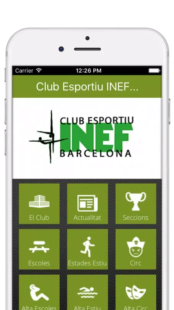 Zrzuty ekranu Club Esportiu INEF Barcelona