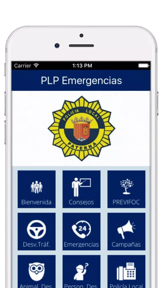 Capturas de tela do PLP Emergencias