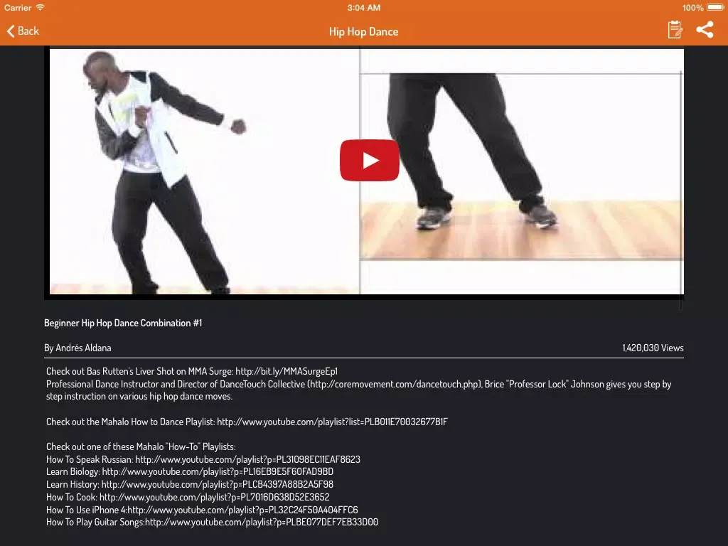 Скриншоты How To Dance - Hip Hop, Break Dance, Belly, Jazz, Salsa and more iPad 
