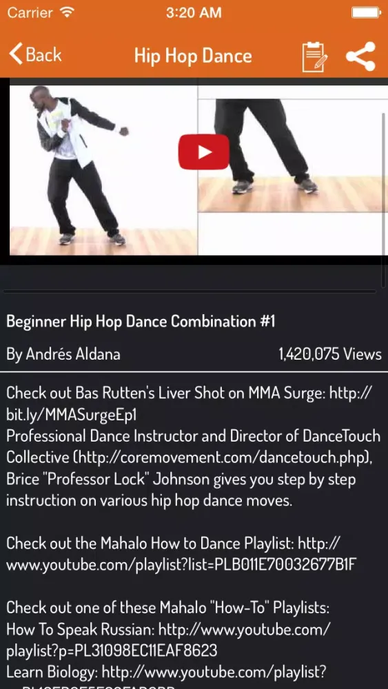 Скриншоты How To Dance - Hip Hop, Break Dance, Belly, Jazz, Salsa and more